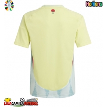 Camisa de Futebol Espanha Equipamento Secundário Europeu 2024 Manga Curta